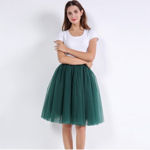 Sissy Bridesmaid Pleated Tulle Skirt