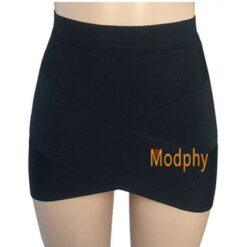 Mini Sexy Slim Tight Pencil Skirt - Black, L