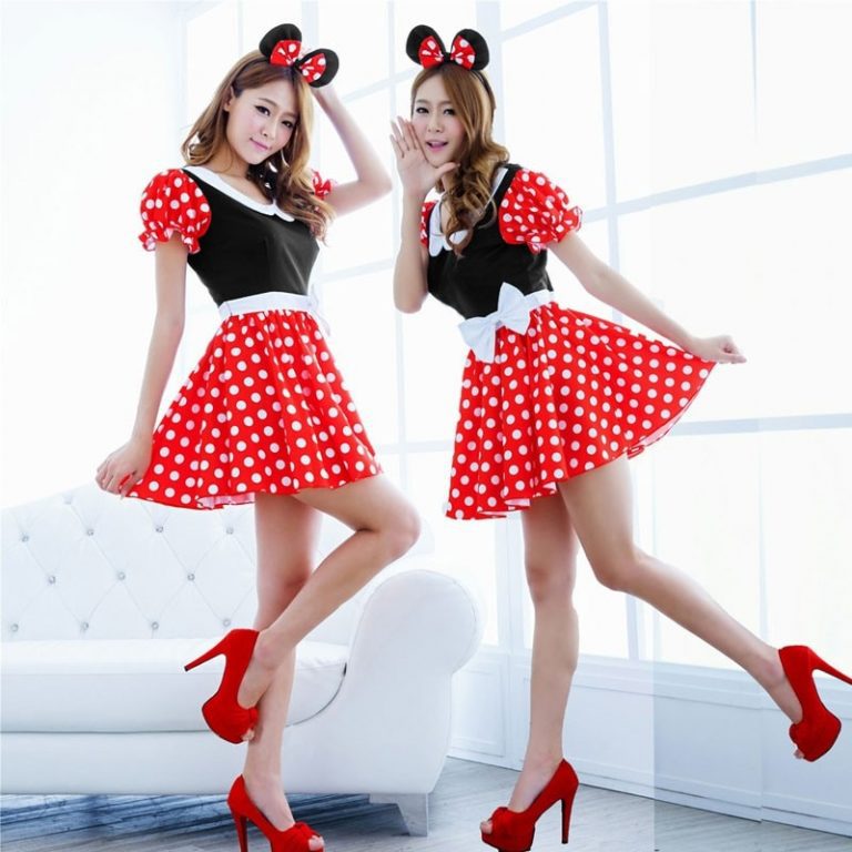 Sexy Minnie Mouse Cosplay Costume Sissy Dream