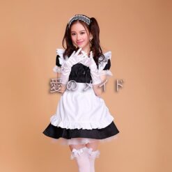 Sissy Lolita Maid Dress  (8 Colors) - Black, M