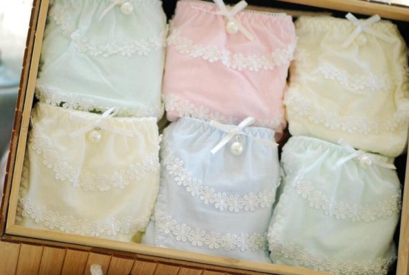 Prissy Sissy Lace Pearls Bow Panties | Sissy Dream