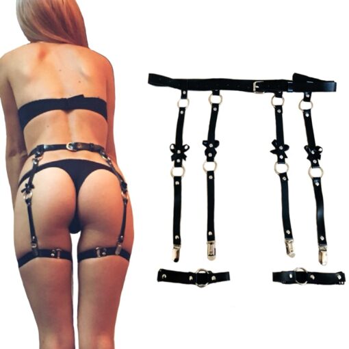 Goth Punk Garter Belt