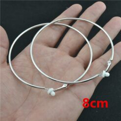 Slutified Long Clip-On Earrings - silver clip 8cm