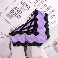 Sweetest Things Lace Panties - Purple, M