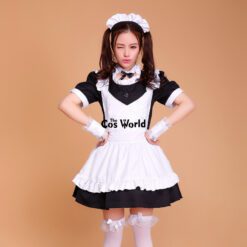 Sissy Lolita Maid Costume - Black, XL