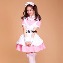 Sissy Lolita Maid Costume - Pink, M