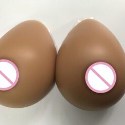 (1200g D-Cup) Drag Queen Fake Boobs - Brown