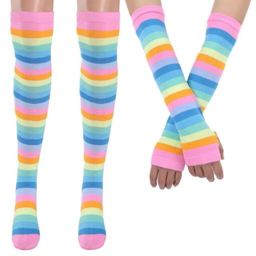 Rainbow Cutie Gloves & Socks Set