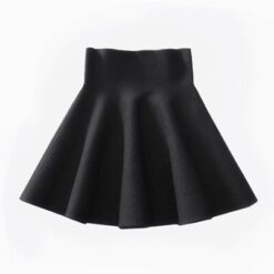 Girly Mode Flared Skirt - Black