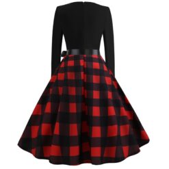 Fireside Flirt Plaid Dress - Image 3