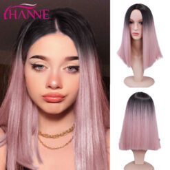 Cotton Candy Ombre Bob Wig - Image 4
