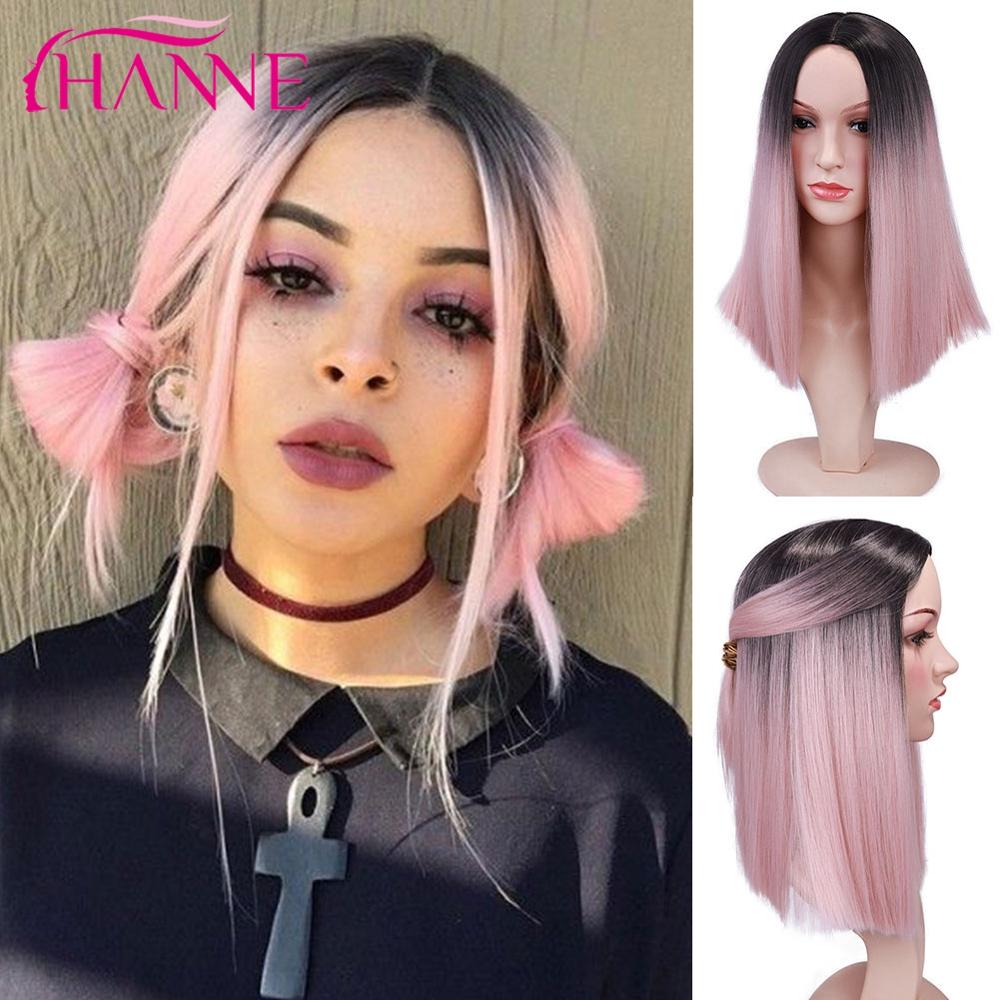 Cotton Candy Ombre Bob Wig - Image 2