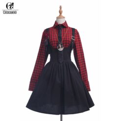 Girly Rose Suspender Dress - as picture, XXXL