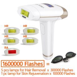 Goodbye Hair IPL Epilator - 1600K Flashes