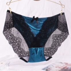 Love Me Lace Panties - Green, XL