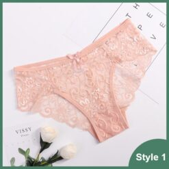 Blissful Lace Panties - Khaki, XL