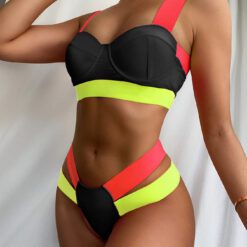 Beach Babe Bikini Set - Black, L