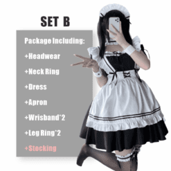 Clean Everything Maid Costume - With Stocking, M