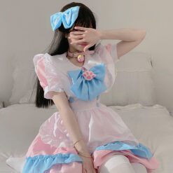 Little Baby Maid Dress - with necklace, S