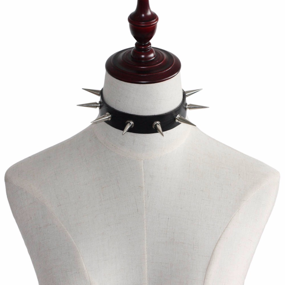 Emo Spike Studded Choker - Image 3