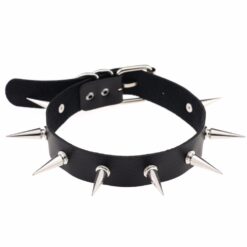 Emo Spike Studded Choker