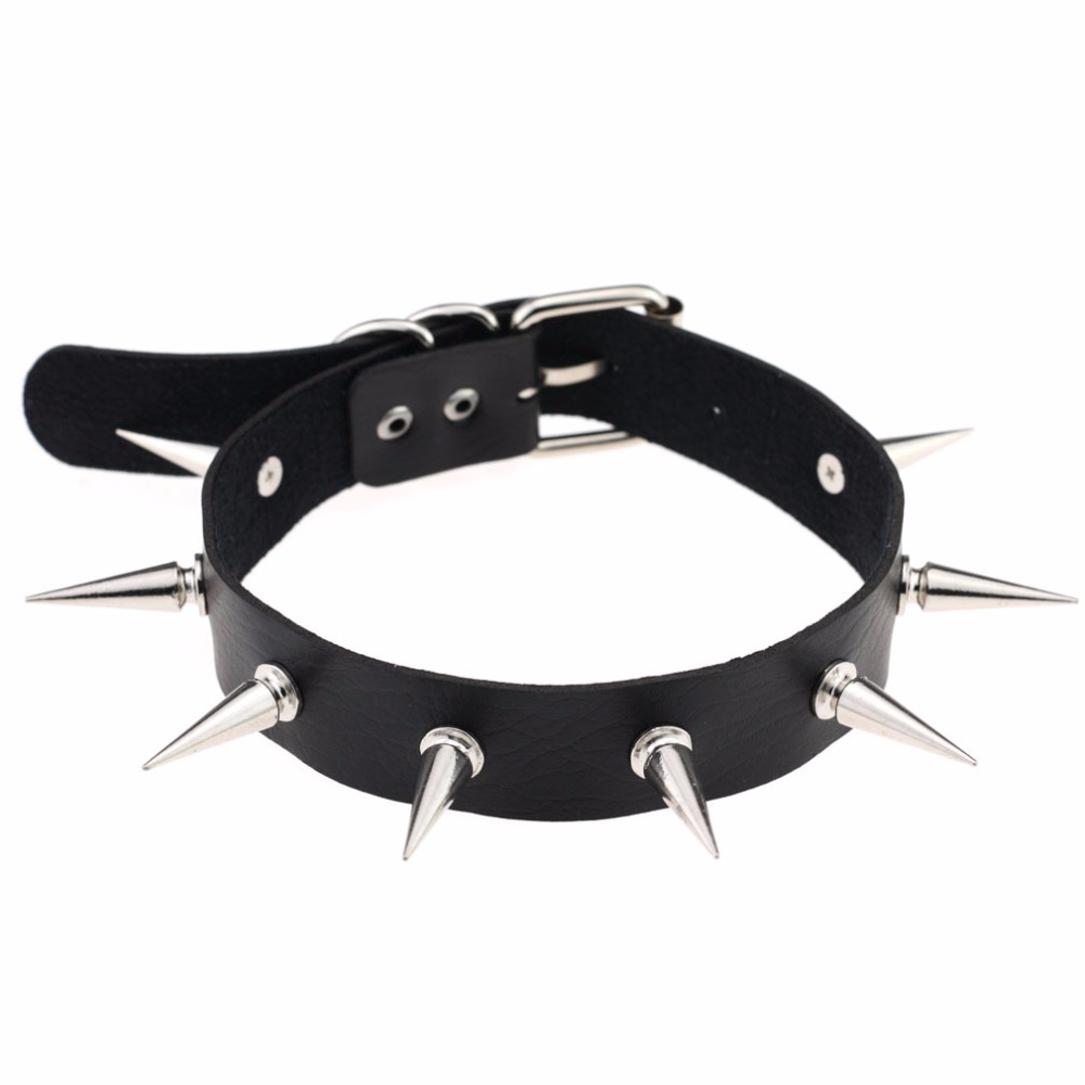 Emo Spike Studded Choker