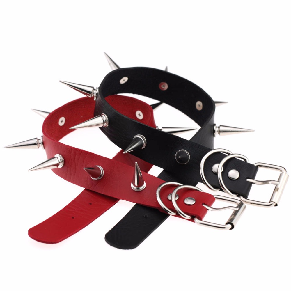 Emo Spike Studded Choker - Image 5
