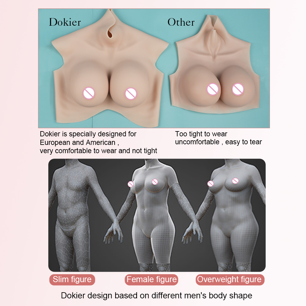 Sissy H Cup Breast Forms - Image 2