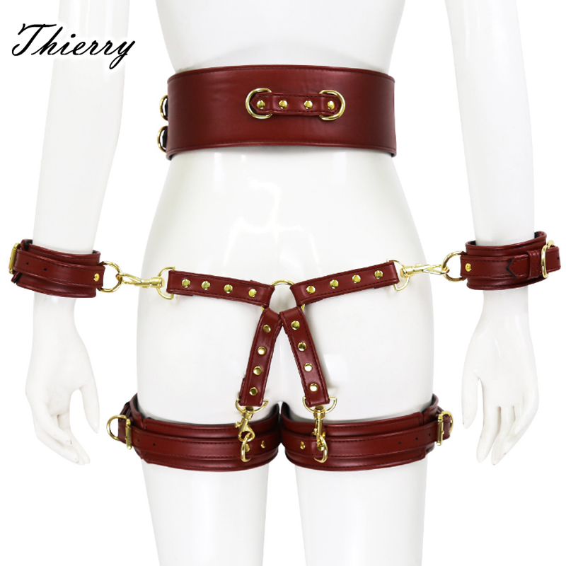 Sissy Waist Belt Bondage Set