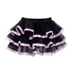 Sissified Bow Lace Corset - Pink skirt, M