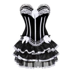 Sissy Pink Lace Up Corset - Image 2