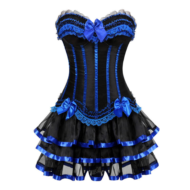 blue dress