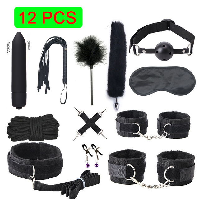 12pcs Black Sex Kits