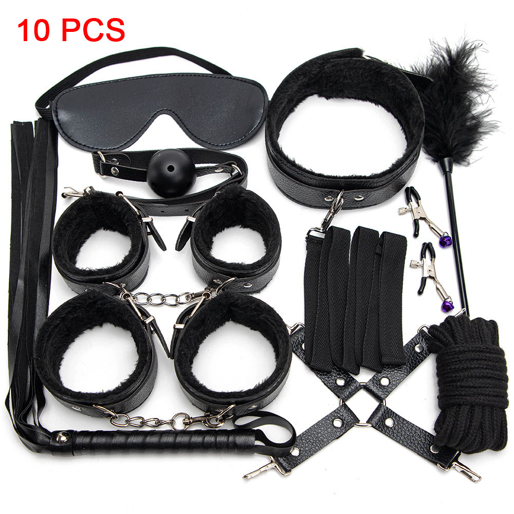 10 Black BDSM Kits