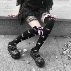 Bone Bow Streetwear Socks - Image 6