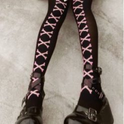 Bone Bow Streetwear Socks - Stockings 1