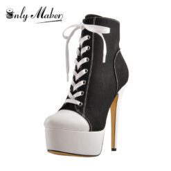 Sissy Sky High Canvas Boots