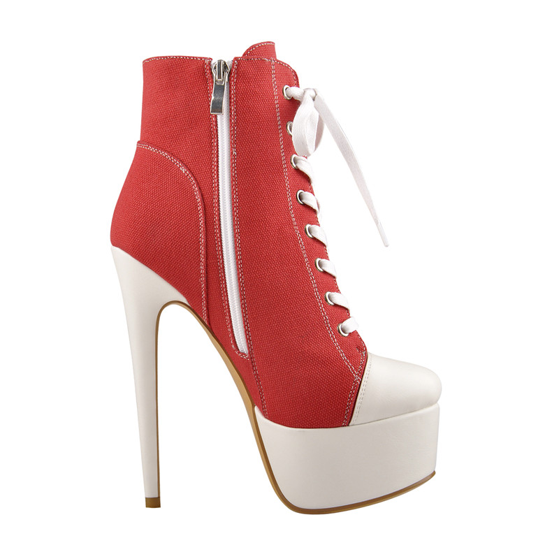Sissy Sky High Canvas Boots - Image 5