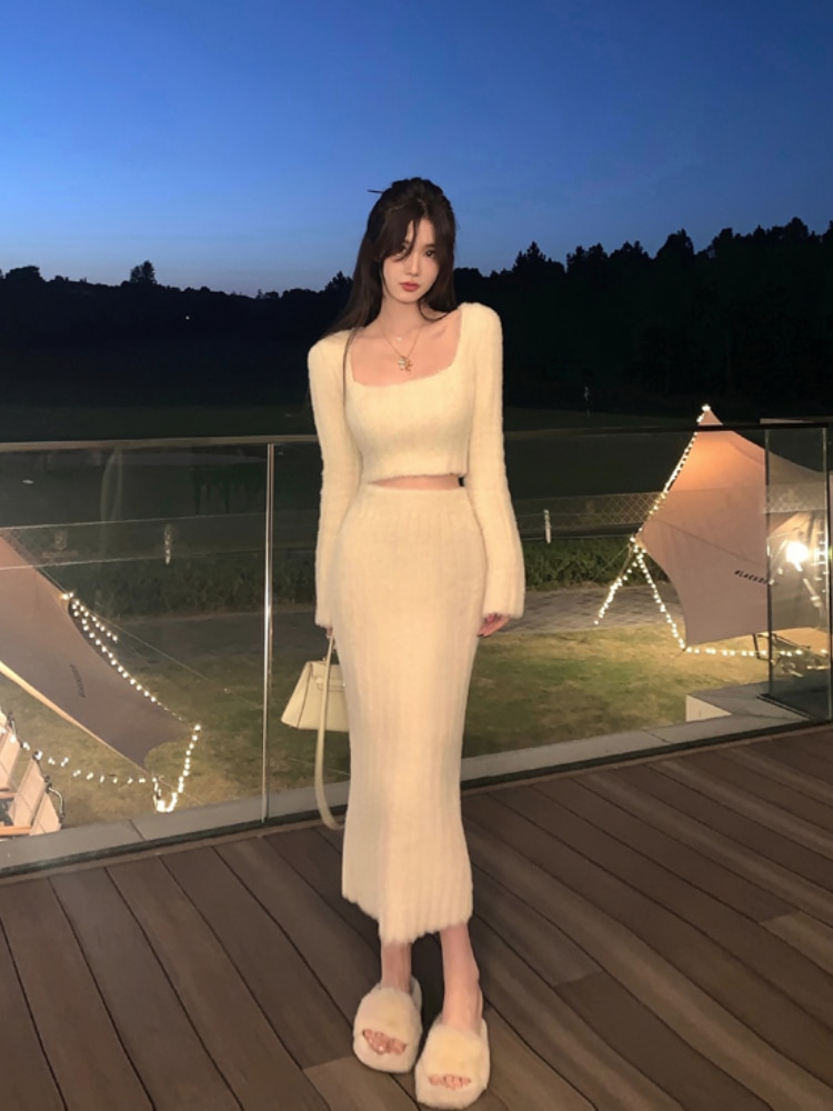 Sissy Cozy Knit Dress Set - Image 6