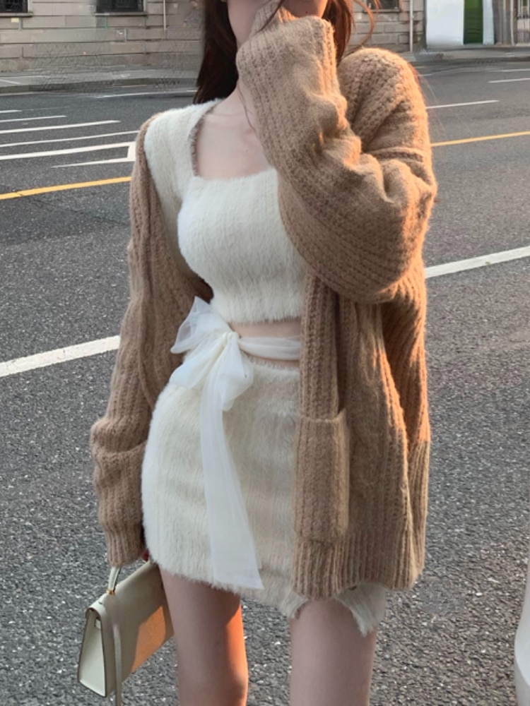 Sissy Cozy Knit Dress Set