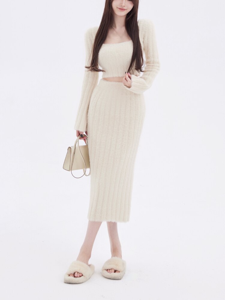 Sissy Cozy Knit Dress Set - Image 9