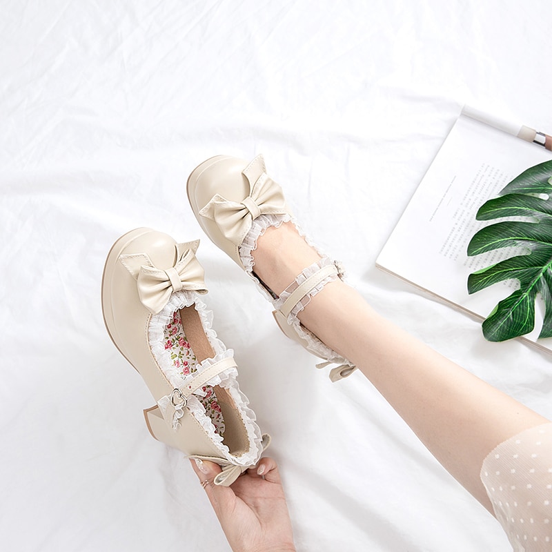 Sissy Bridal Ruffle Shoes - Image 6