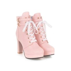 Subtle Femininity Booties - Pink, 10