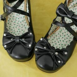 Sissy Cross Strap Lolita Shoes - Image 6