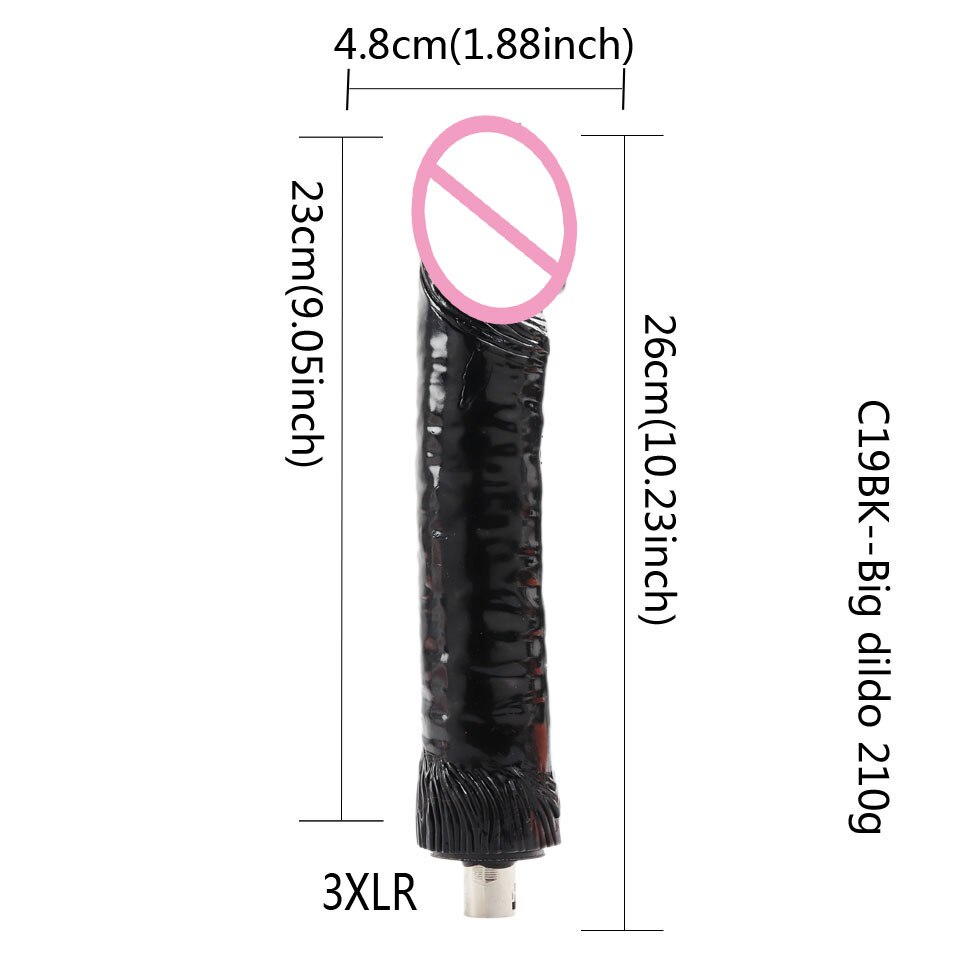 C19BK Long dildo