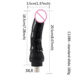 "3XLR" Machine Dildo Attachments - C13 G-spot dildo