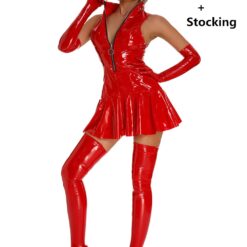 Gloss Over Me Slip Dress - Red-C, XL