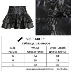 Gothic Gaze Pleated Skirt - as picture, L