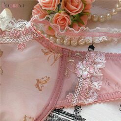 Sissy Lotus Sheer Bra Set - Image 5