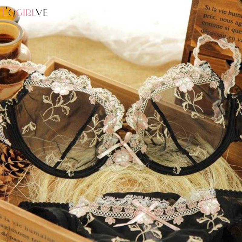 Sissy Lotus Sheer Bra Set - Image 3
